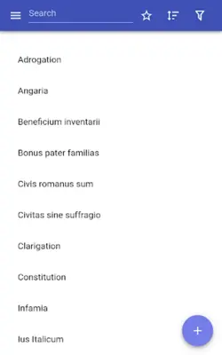 Roman law android App screenshot 9