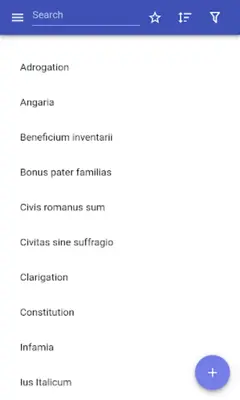 Roman law android App screenshot 14