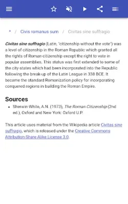 Roman law android App screenshot 7